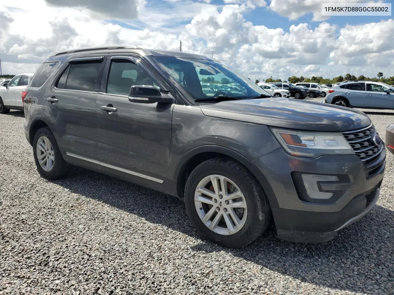 2016 Ford Explorer Xlt VIN: 1FM5K7D88GGC55002 Lot: 74396964