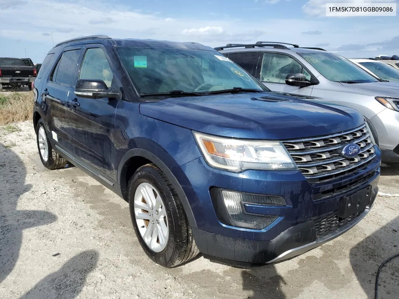 2016 Ford Explorer Xlt VIN: 1FM5K7D81GGB09086 Lot: 74443134