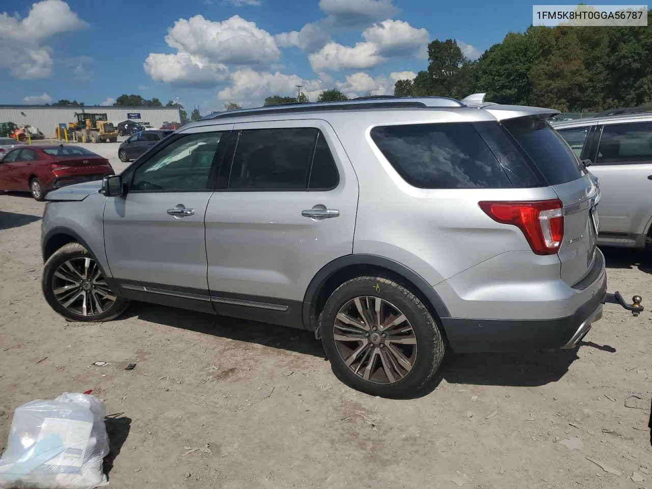 2016 Ford Explorer Platinum VIN: 1FM5K8HT0GGA56787 Lot: 74583804