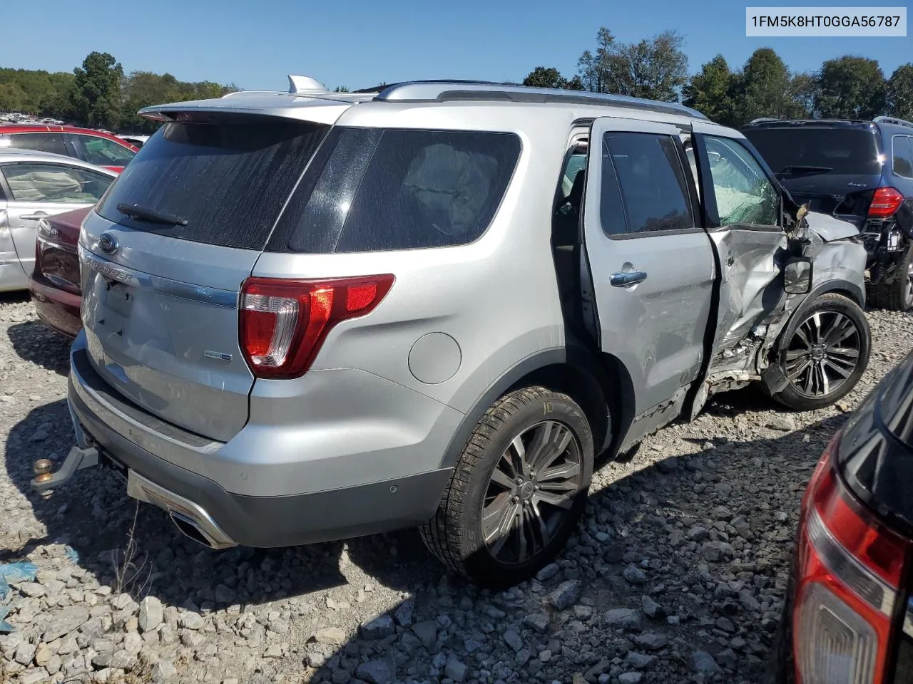 2016 Ford Explorer Platinum VIN: 1FM5K8HT0GGA56787 Lot: 74583804