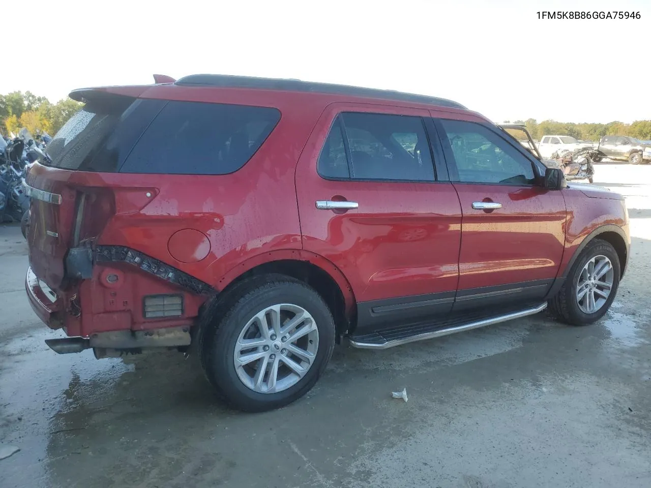 2016 Ford Explorer VIN: 1FM5K8B86GGA75946 Lot: 74728624