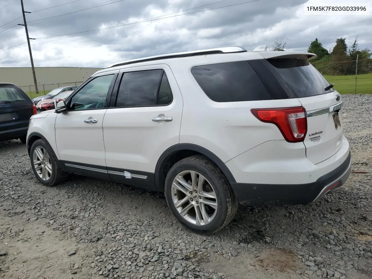 2016 Ford Explorer Limited VIN: 1FM5K7F82GGD33996 Lot: 74898964