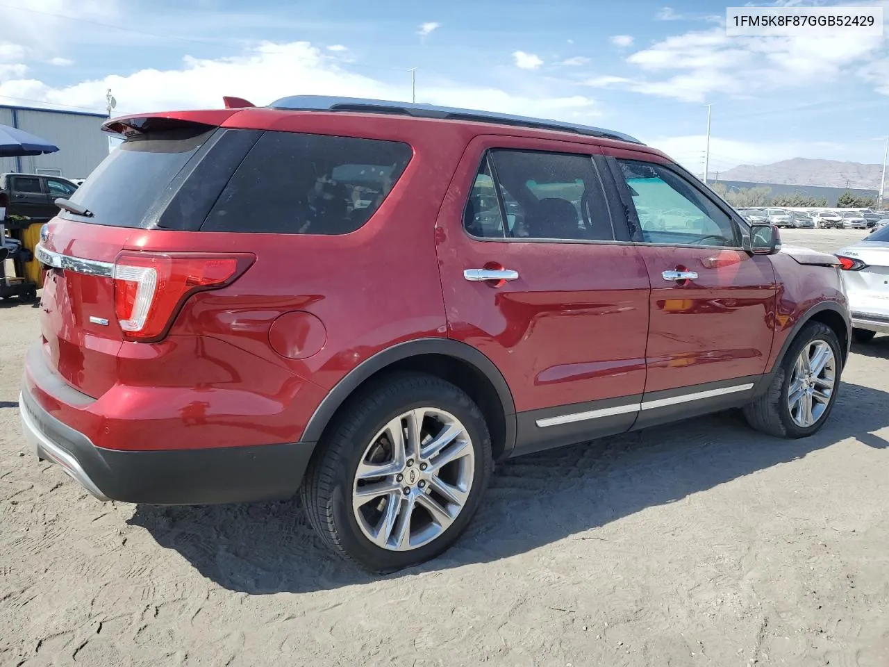 2016 Ford Explorer Limited VIN: 1FM5K8F87GGB52429 Lot: 75013704