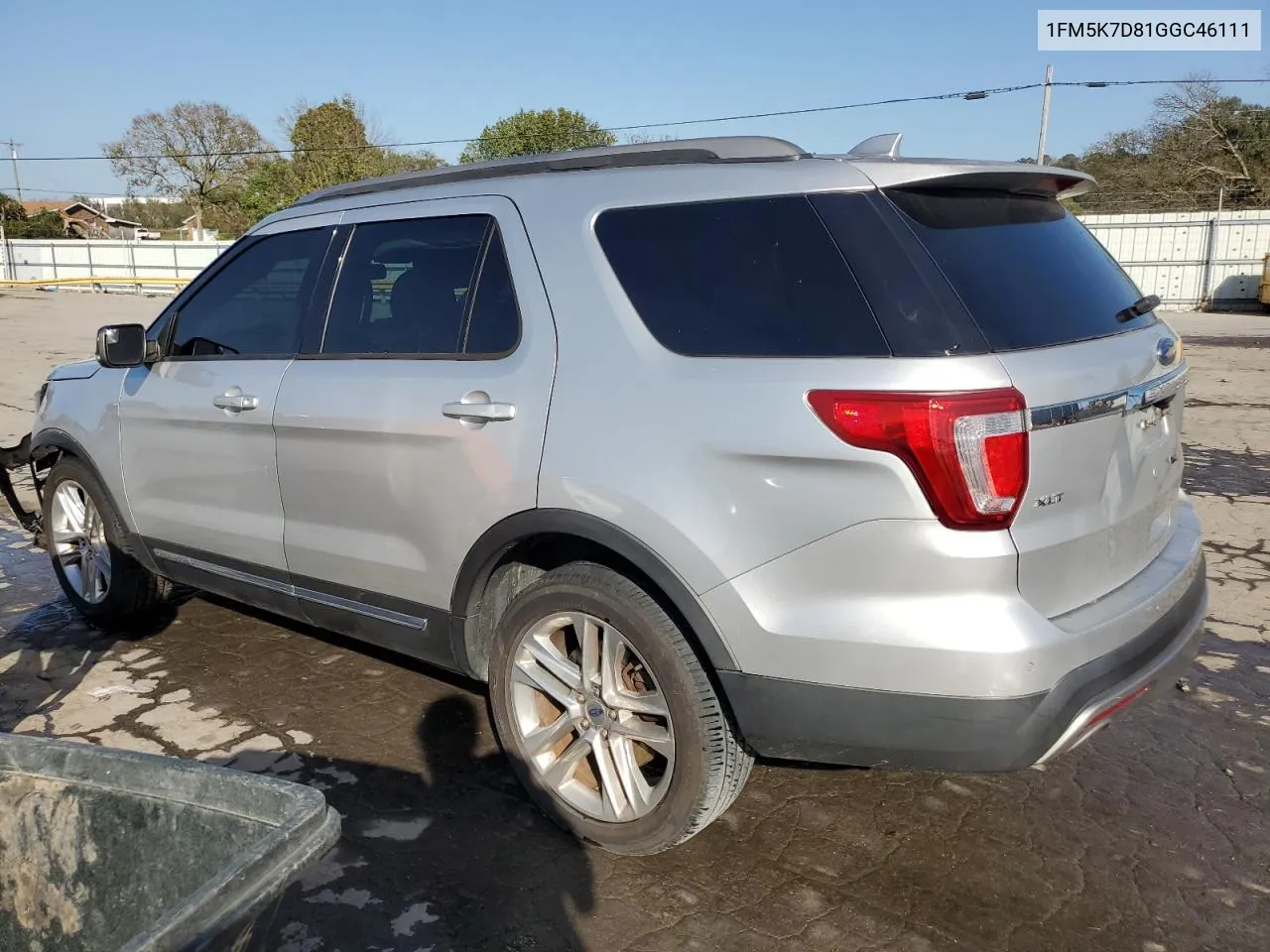 1FM5K7D81GGC46111 2016 Ford Explorer Xlt