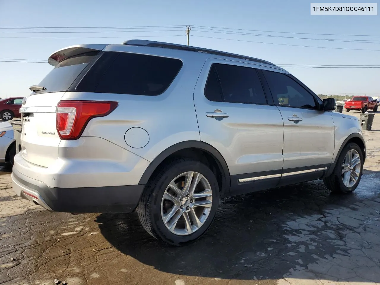 2016 Ford Explorer Xlt VIN: 1FM5K7D81GGC46111 Lot: 75187044