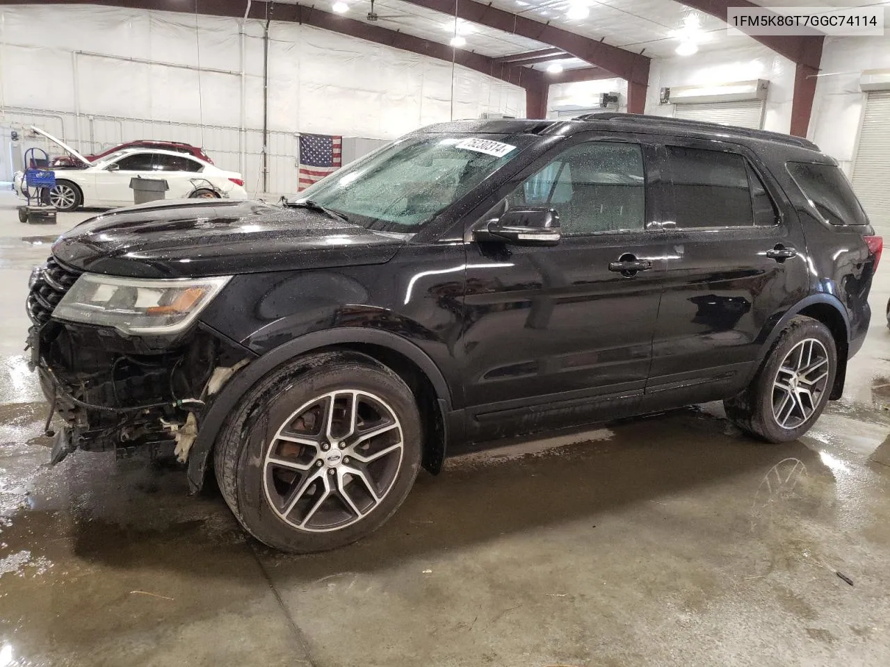 2016 Ford Explorer Sport VIN: 1FM5K8GT7GGC74114 Lot: 75230314