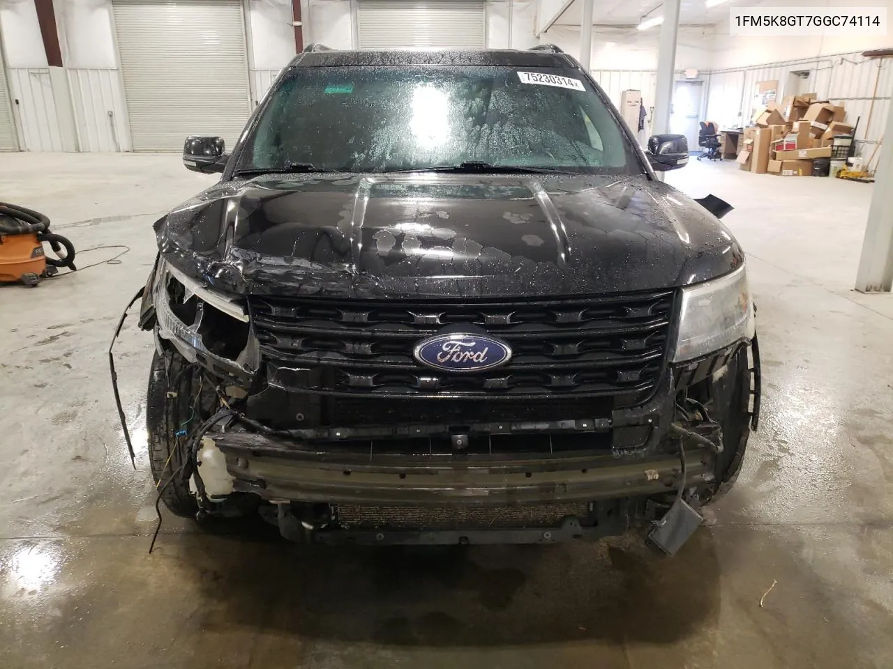 2016 Ford Explorer Sport VIN: 1FM5K8GT7GGC74114 Lot: 75230314