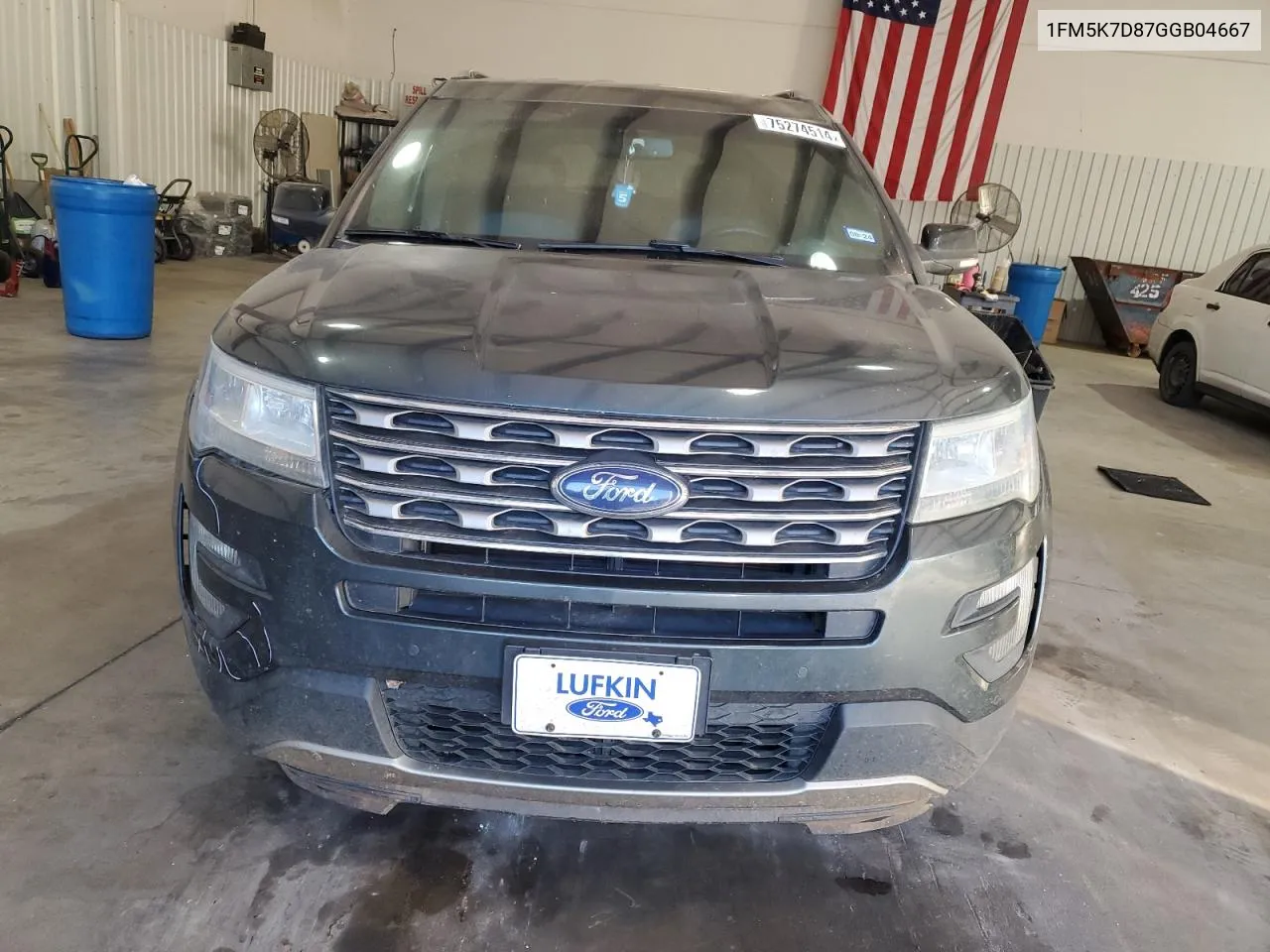 2016 Ford Explorer Xlt VIN: 1FM5K7D87GGB04667 Lot: 75274514