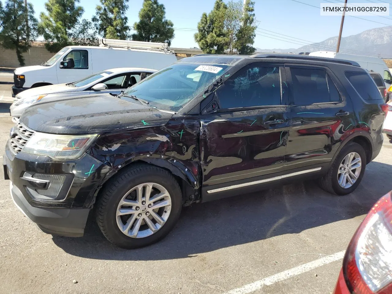 2016 Ford Explorer Xlt VIN: 1FM5K7DH1GGC87290 Lot: 75328604