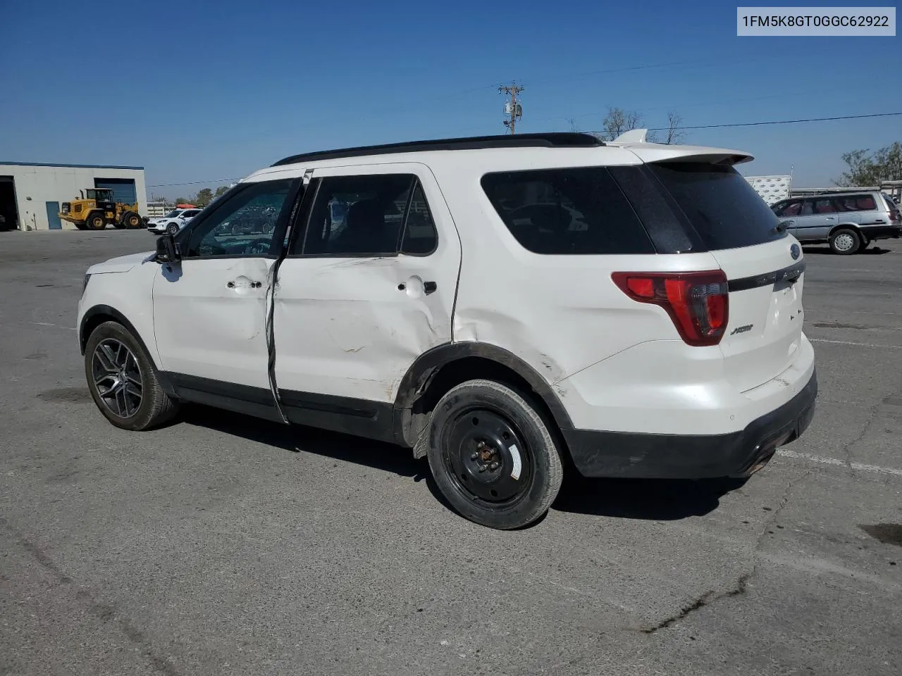 2016 Ford Explorer Sport VIN: 1FM5K8GT0GGC62922 Lot: 75370284