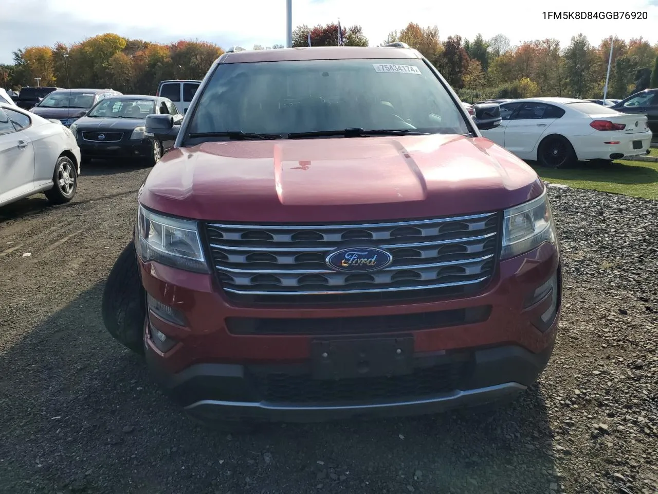 1FM5K8D84GGB76920 2016 Ford Explorer Xlt