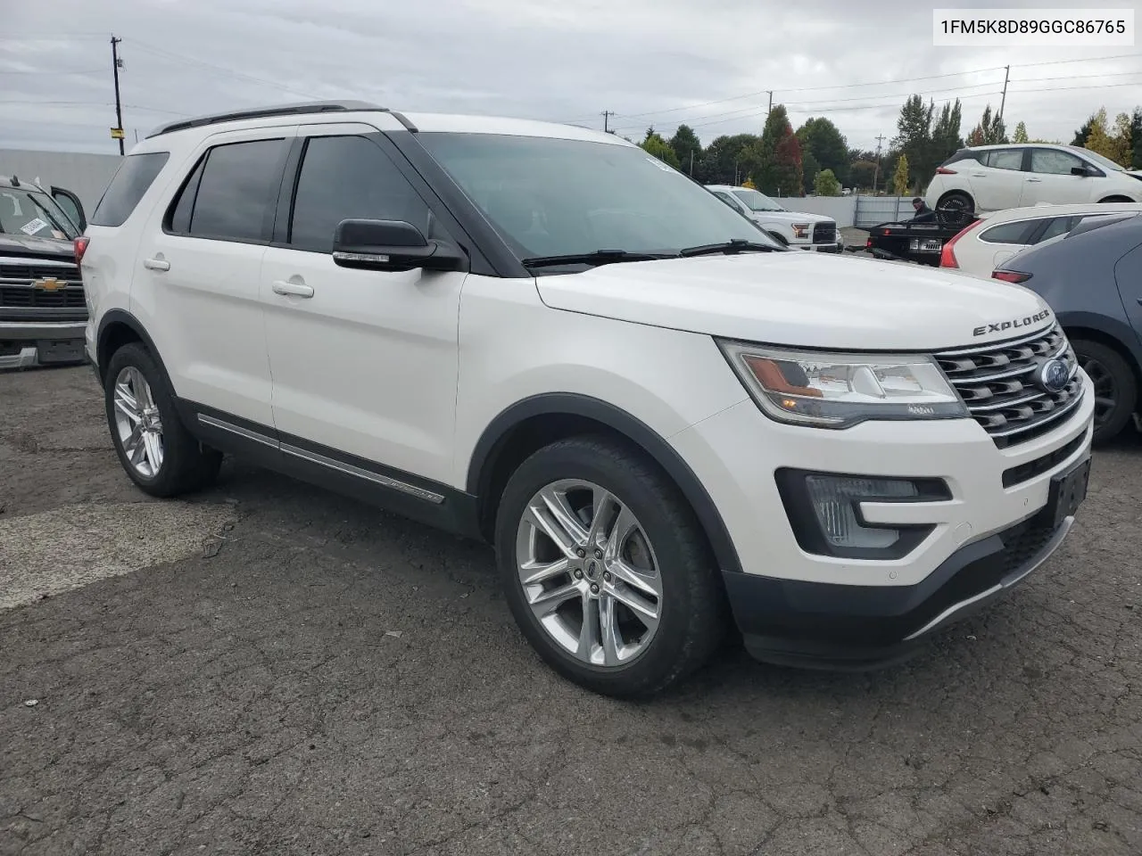 2016 Ford Explorer Xlt VIN: 1FM5K8D89GGC86765 Lot: 75490464