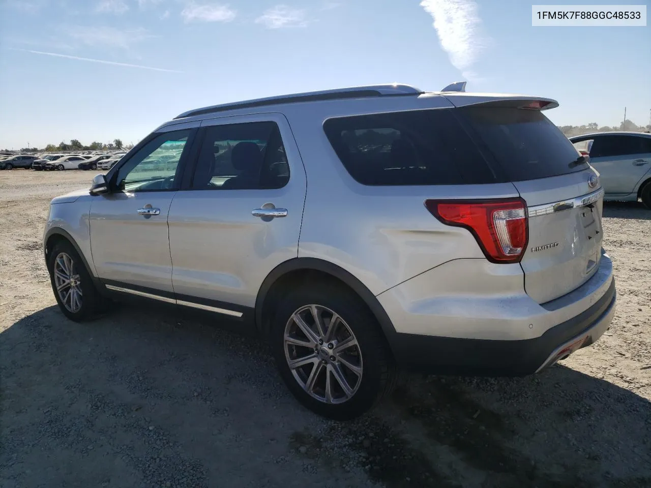 1FM5K7F88GGC48533 2016 Ford Explorer Limited