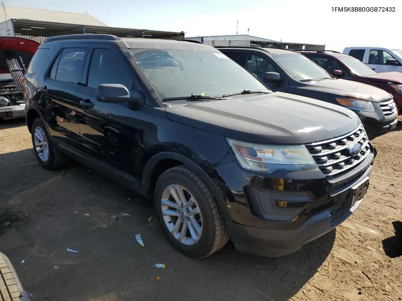 2016 Ford Explorer VIN: 1FM5K8B80GGB72432 Lot: 75514474