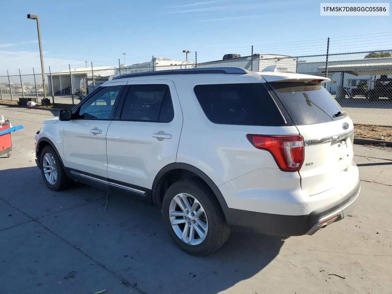 2016 Ford Explorer Xlt VIN: 1FM5K7D88GGC05586 Lot: 75552494