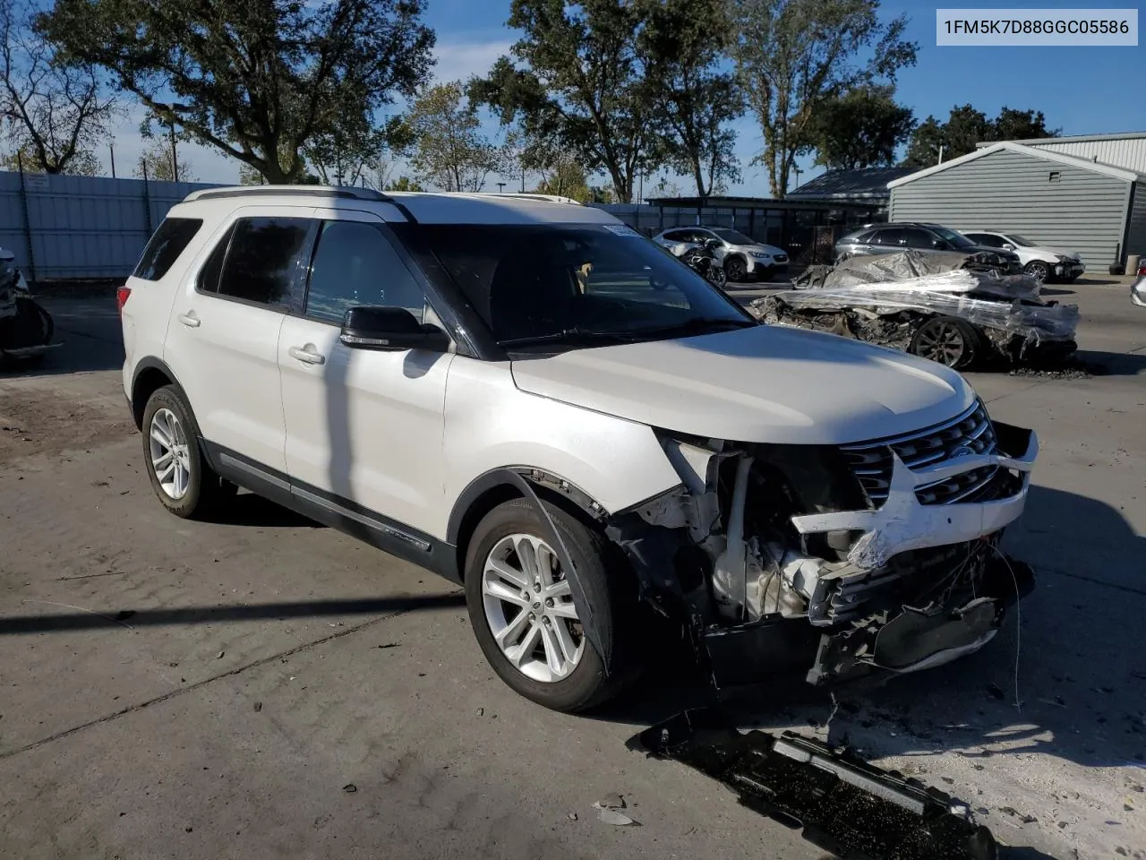 1FM5K7D88GGC05586 2016 Ford Explorer Xlt