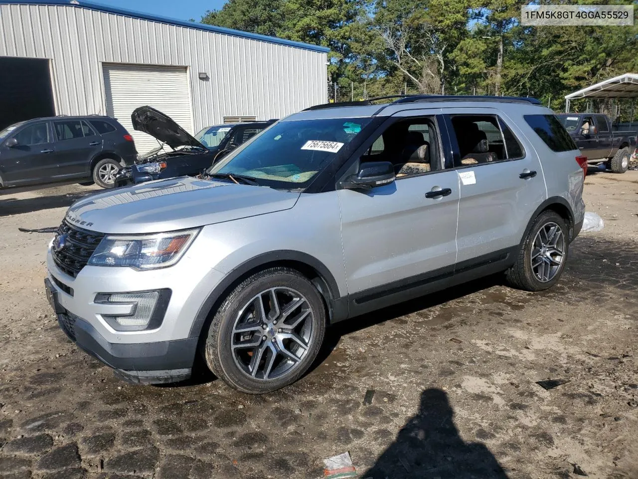 2016 Ford Explorer Sport VIN: 1FM5K8GT4GGA55529 Lot: 75675664