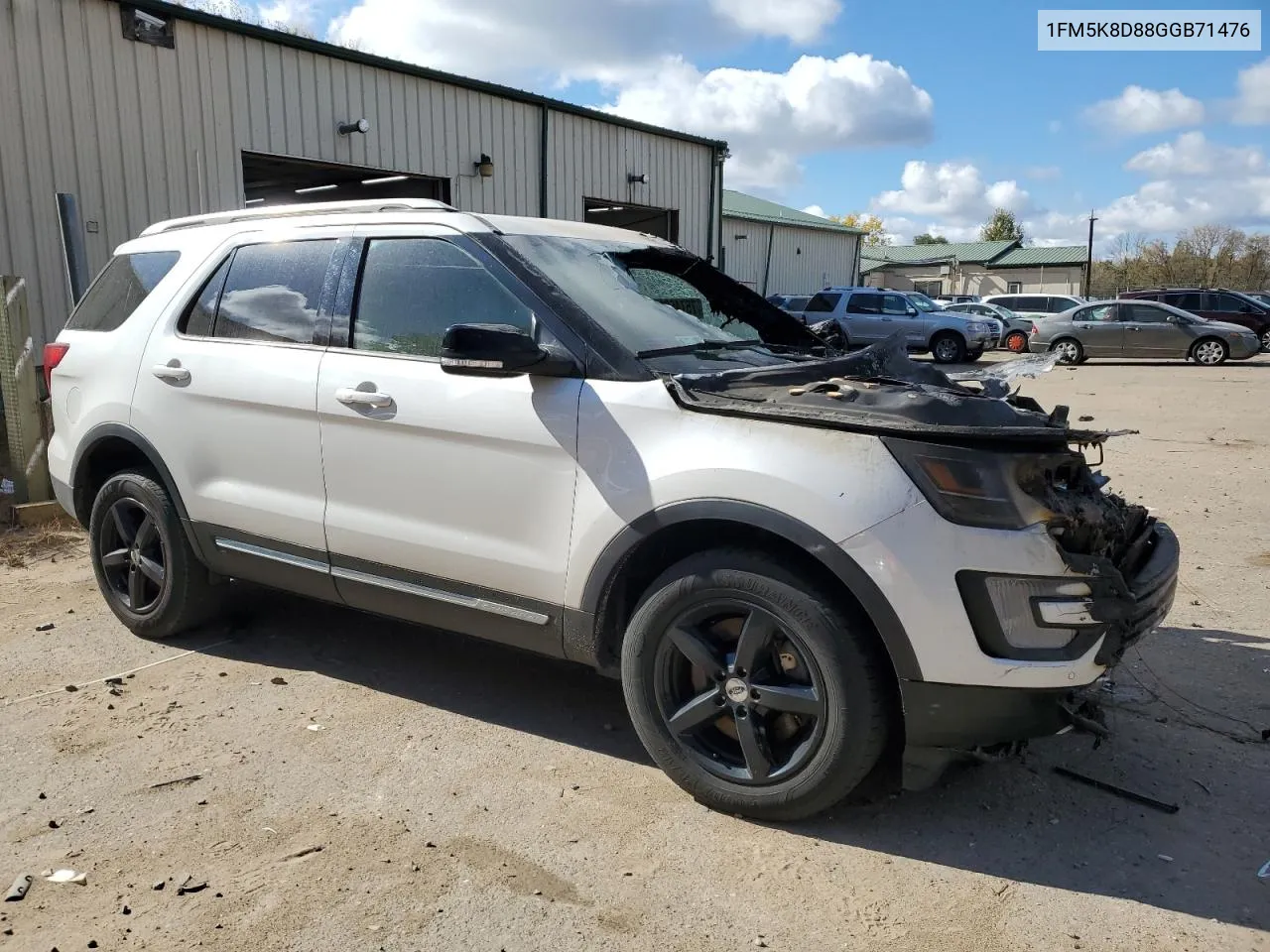 2016 Ford Explorer Xlt VIN: 1FM5K8D88GGB71476 Lot: 75745214