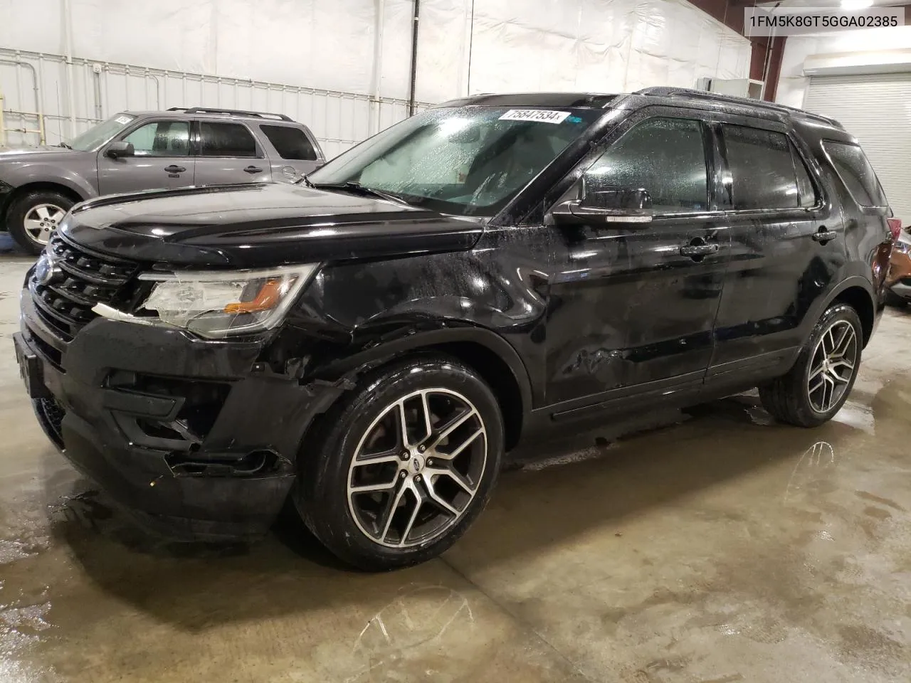 2016 Ford Explorer Sport VIN: 1FM5K8GT5GGA02385 Lot: 75847534