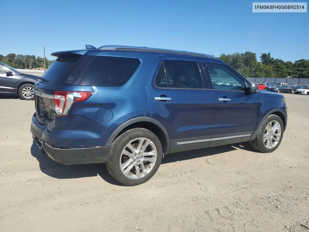 2016 Ford Explorer Limited VIN: 1FM5K8FH0GGB92514 Lot: 75849144