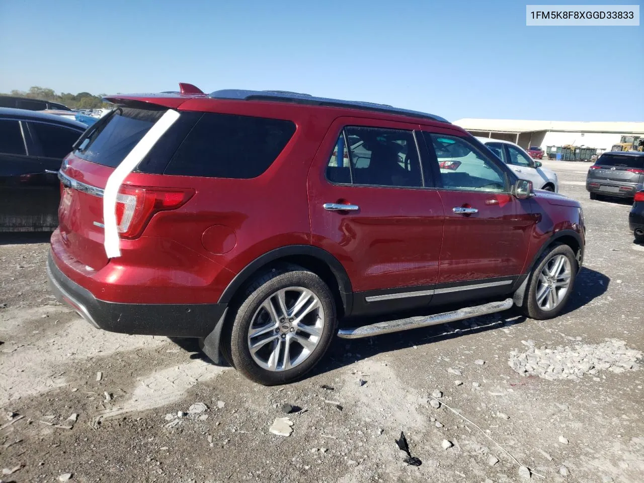 2016 Ford Explorer Limited VIN: 1FM5K8F8XGGD33833 Lot: 75854424