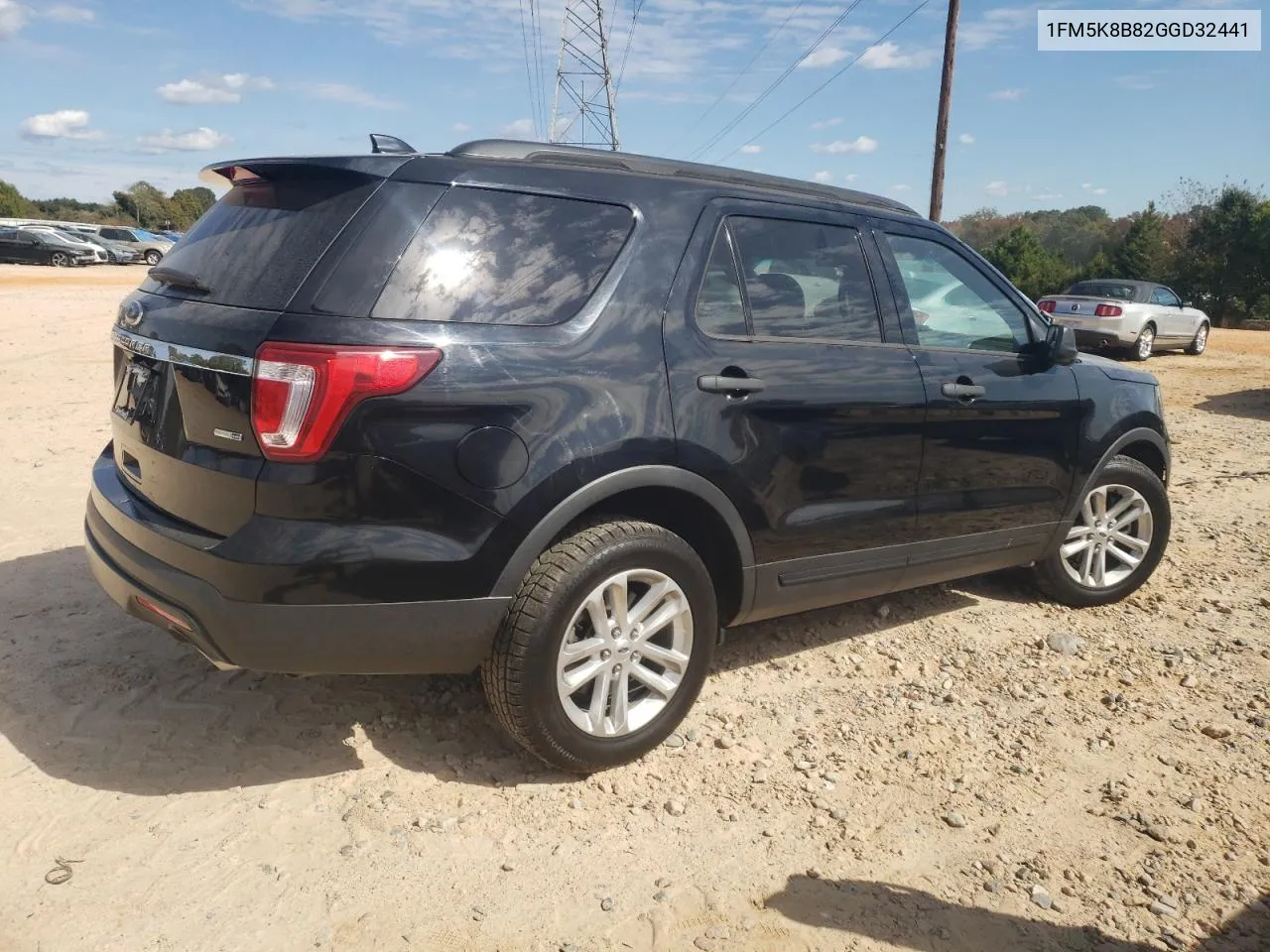 2016 Ford Explorer VIN: 1FM5K8B82GGD32441 Lot: 75862584