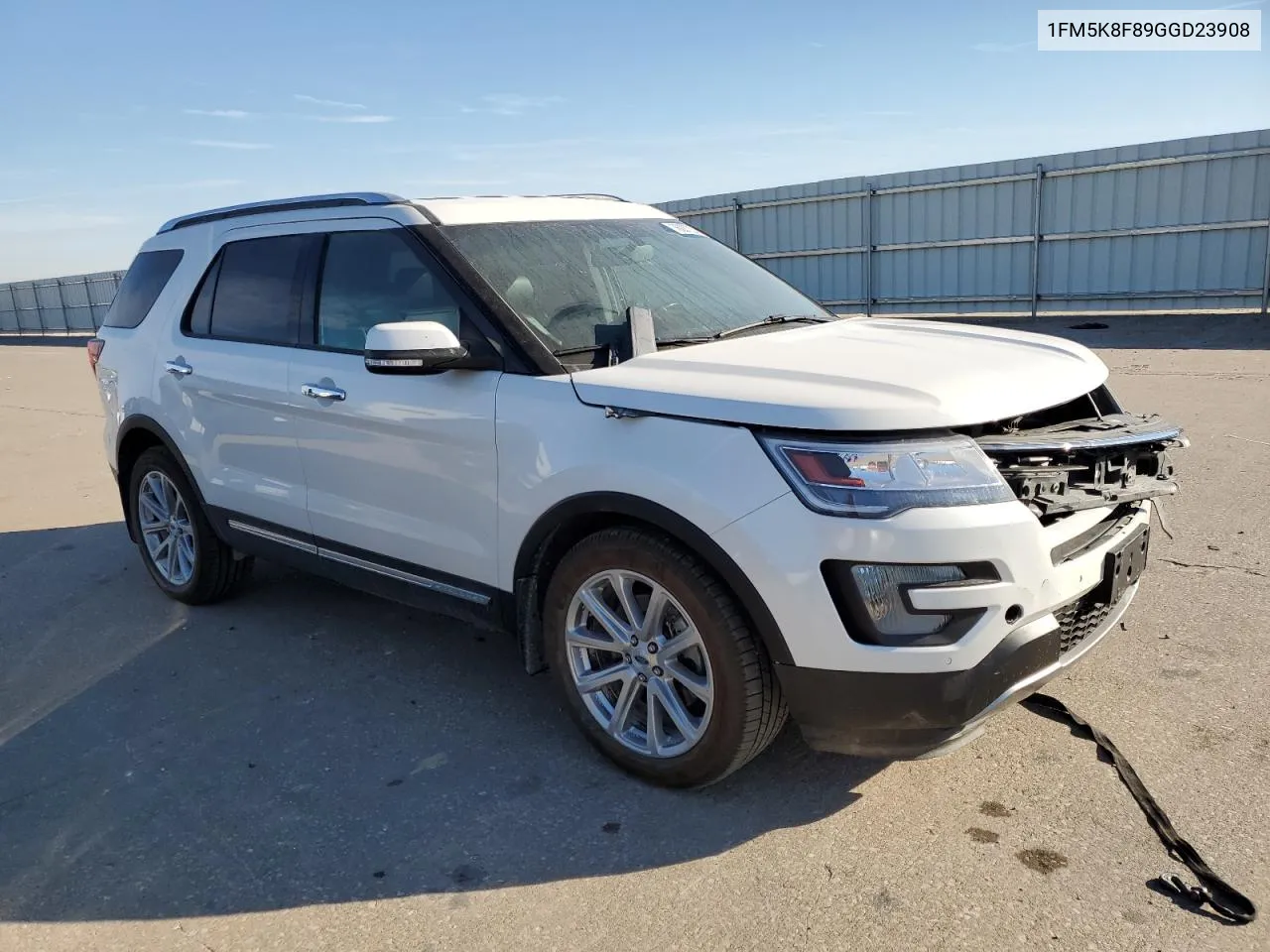 2016 Ford Explorer Limited VIN: 1FM5K8F89GGD23908 Lot: 76087234