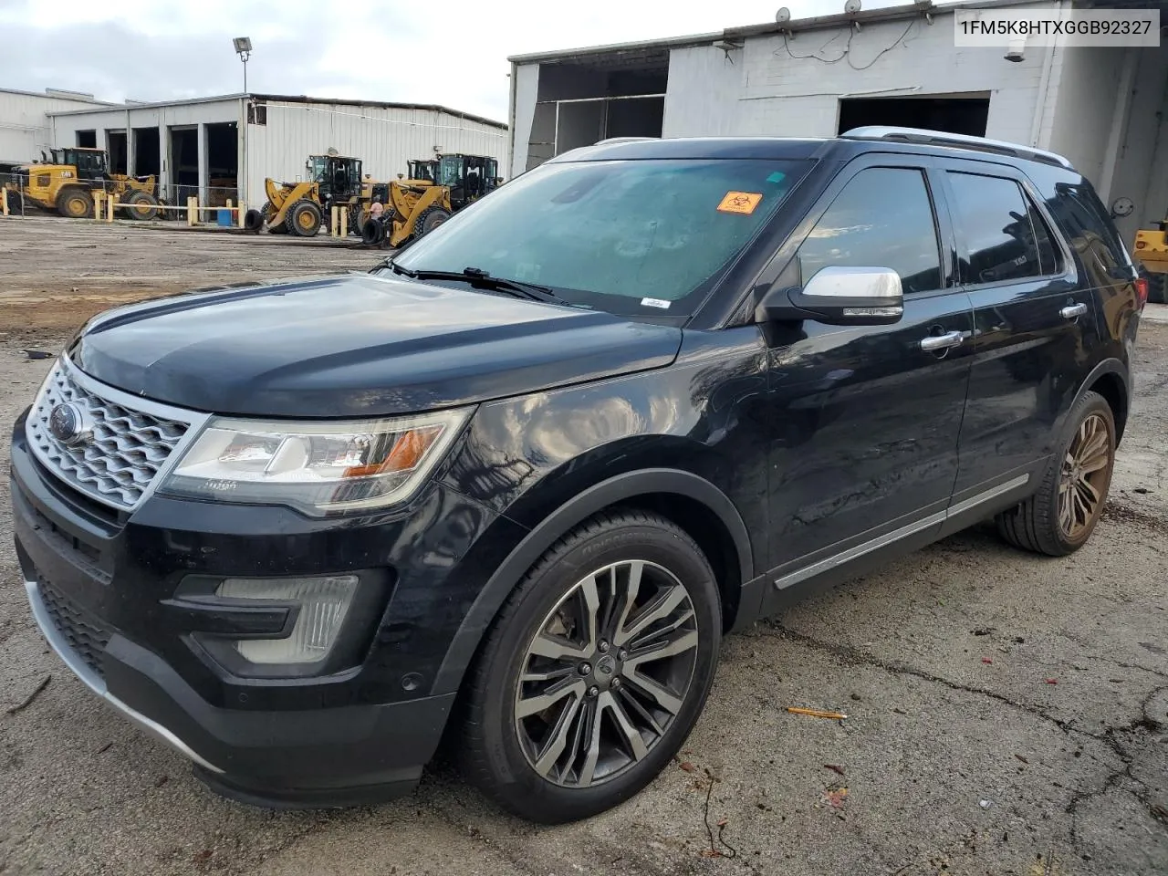 2016 Ford Explorer Platinum VIN: 1FM5K8HTXGGB92327 Lot: 76105304