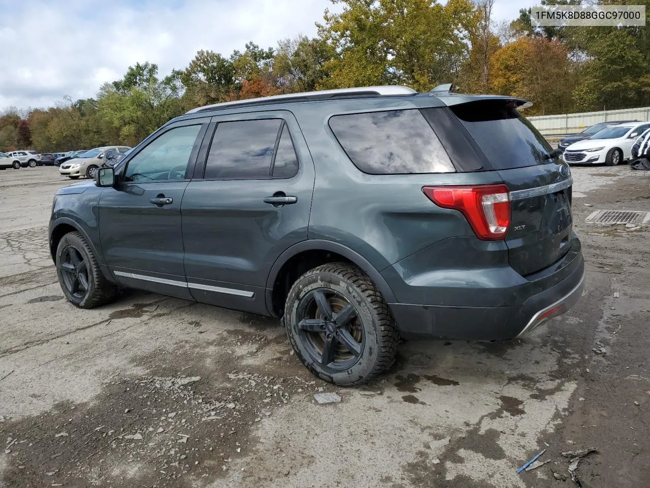 2016 Ford Explorer Xlt VIN: 1FM5K8D88GGC97000 Lot: 76113444