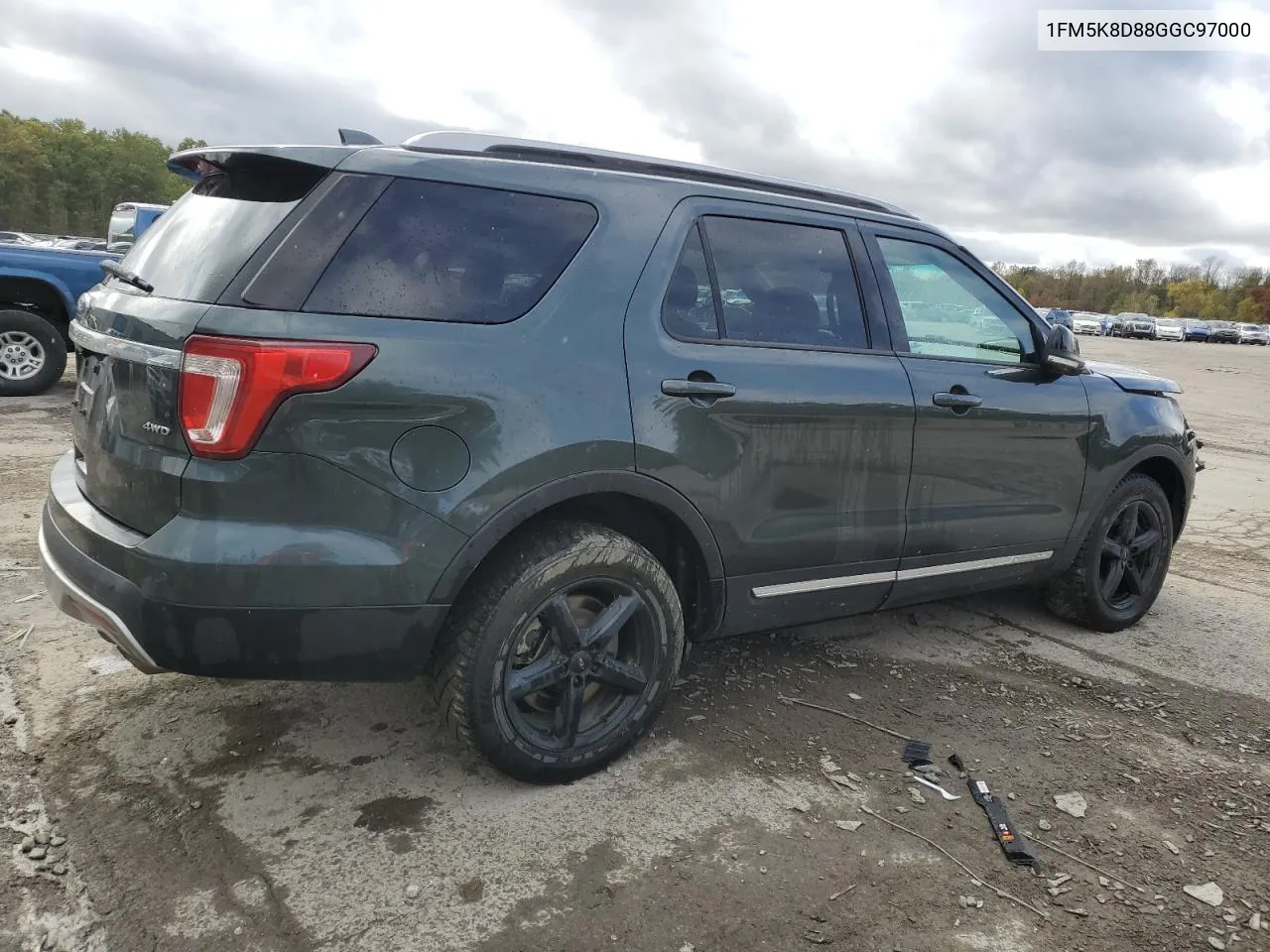 2016 Ford Explorer Xlt VIN: 1FM5K8D88GGC97000 Lot: 76113444