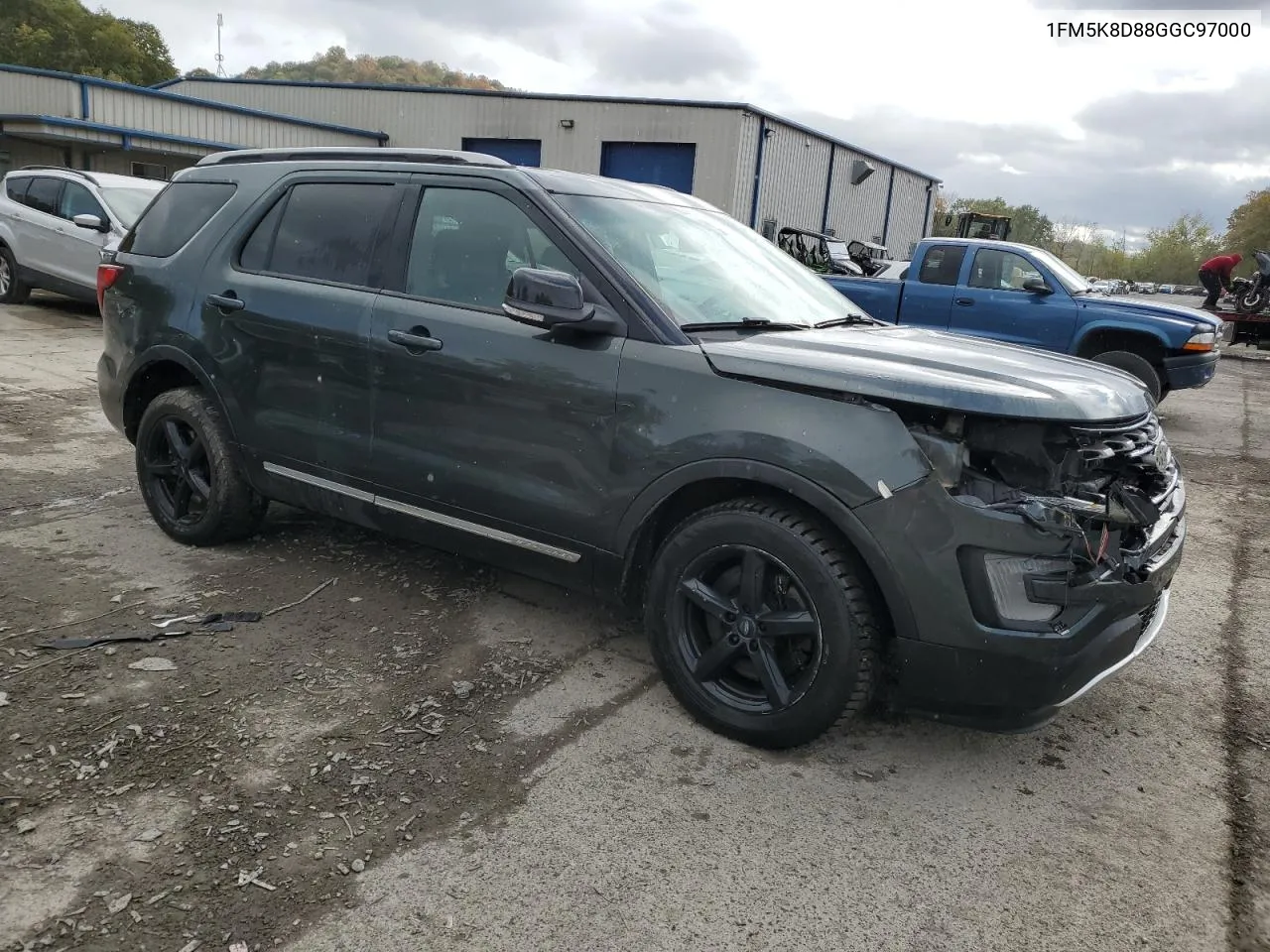 2016 Ford Explorer Xlt VIN: 1FM5K8D88GGC97000 Lot: 76113444