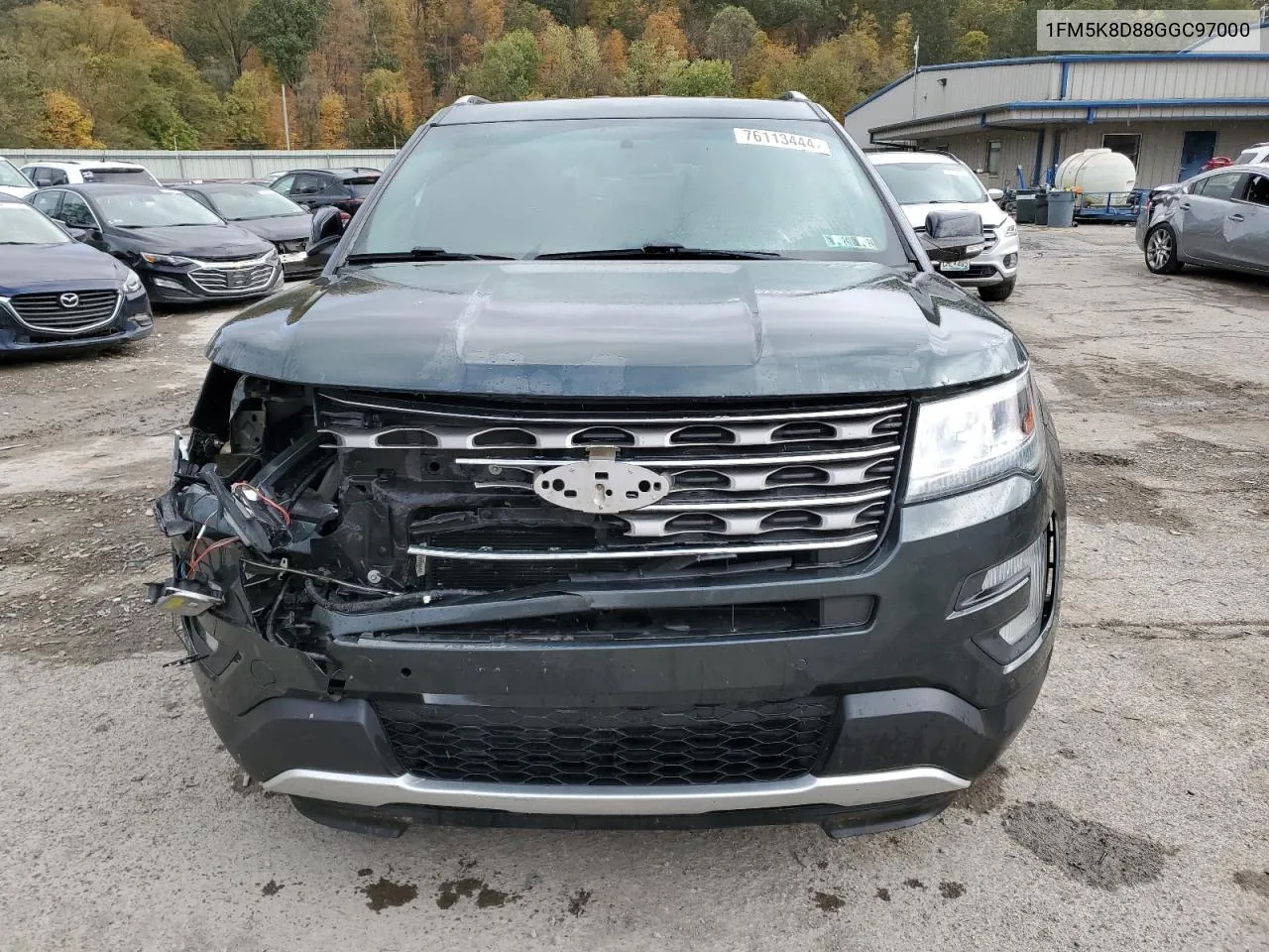 2016 Ford Explorer Xlt VIN: 1FM5K8D88GGC97000 Lot: 76113444