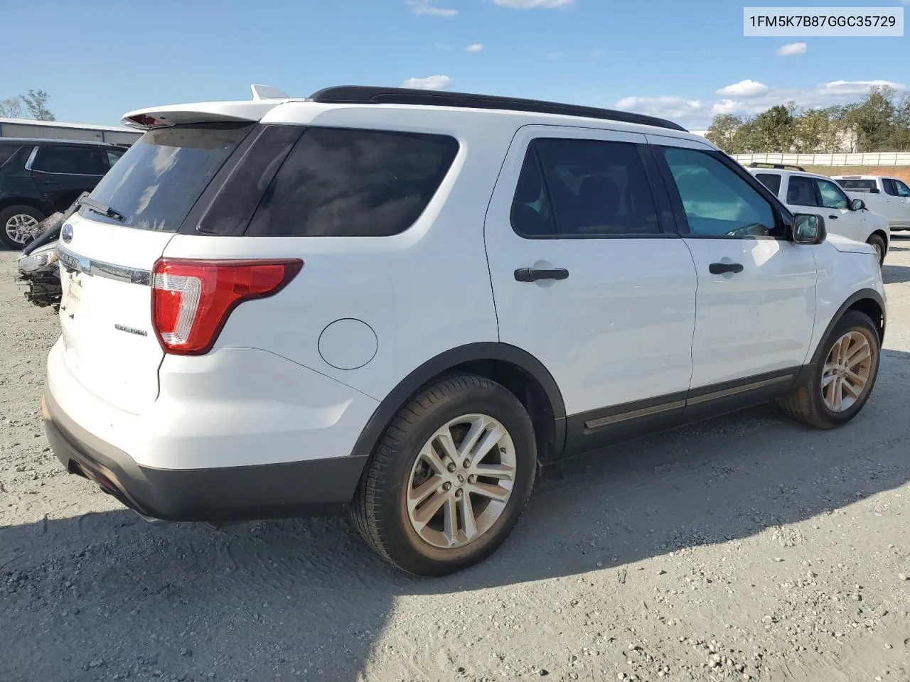 2016 Ford Explorer VIN: 1FM5K7B87GGC35729 Lot: 76137644