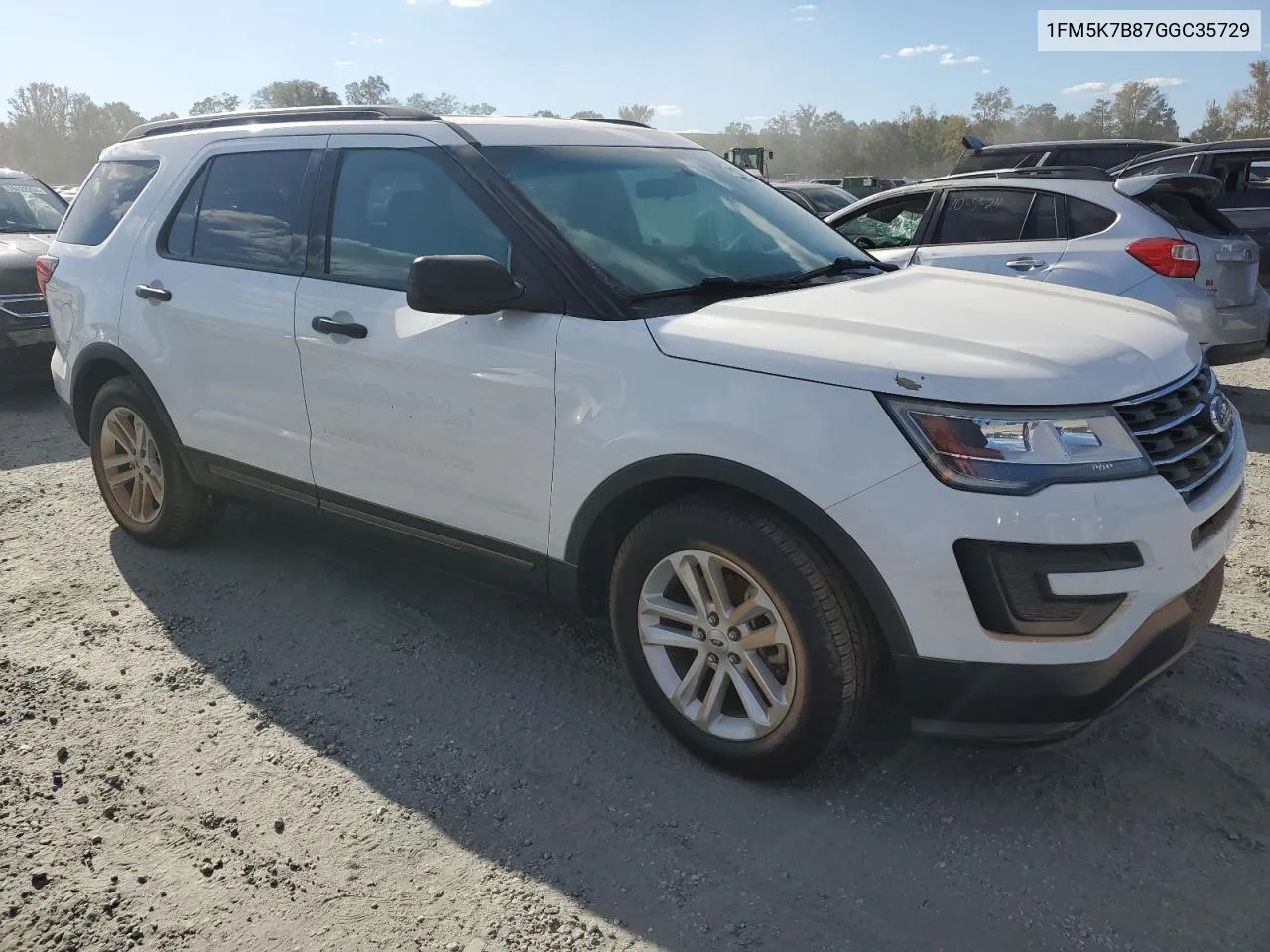 2016 Ford Explorer VIN: 1FM5K7B87GGC35729 Lot: 76137644