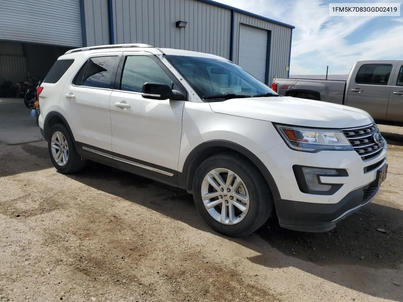 2016 Ford Explorer Xlt VIN: 1FM5K7D83GGD02419 Lot: 76413644