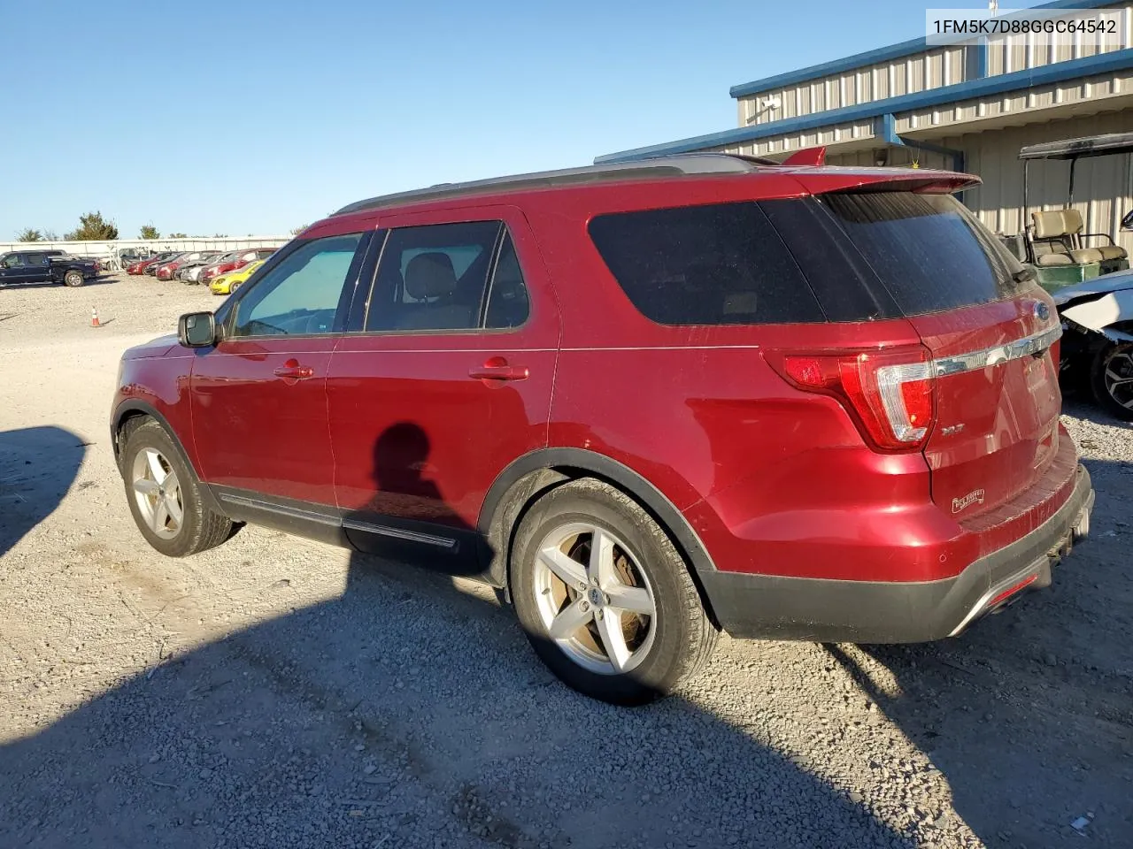 2016 Ford Explorer Xlt VIN: 1FM5K7D88GGC64542 Lot: 76509634