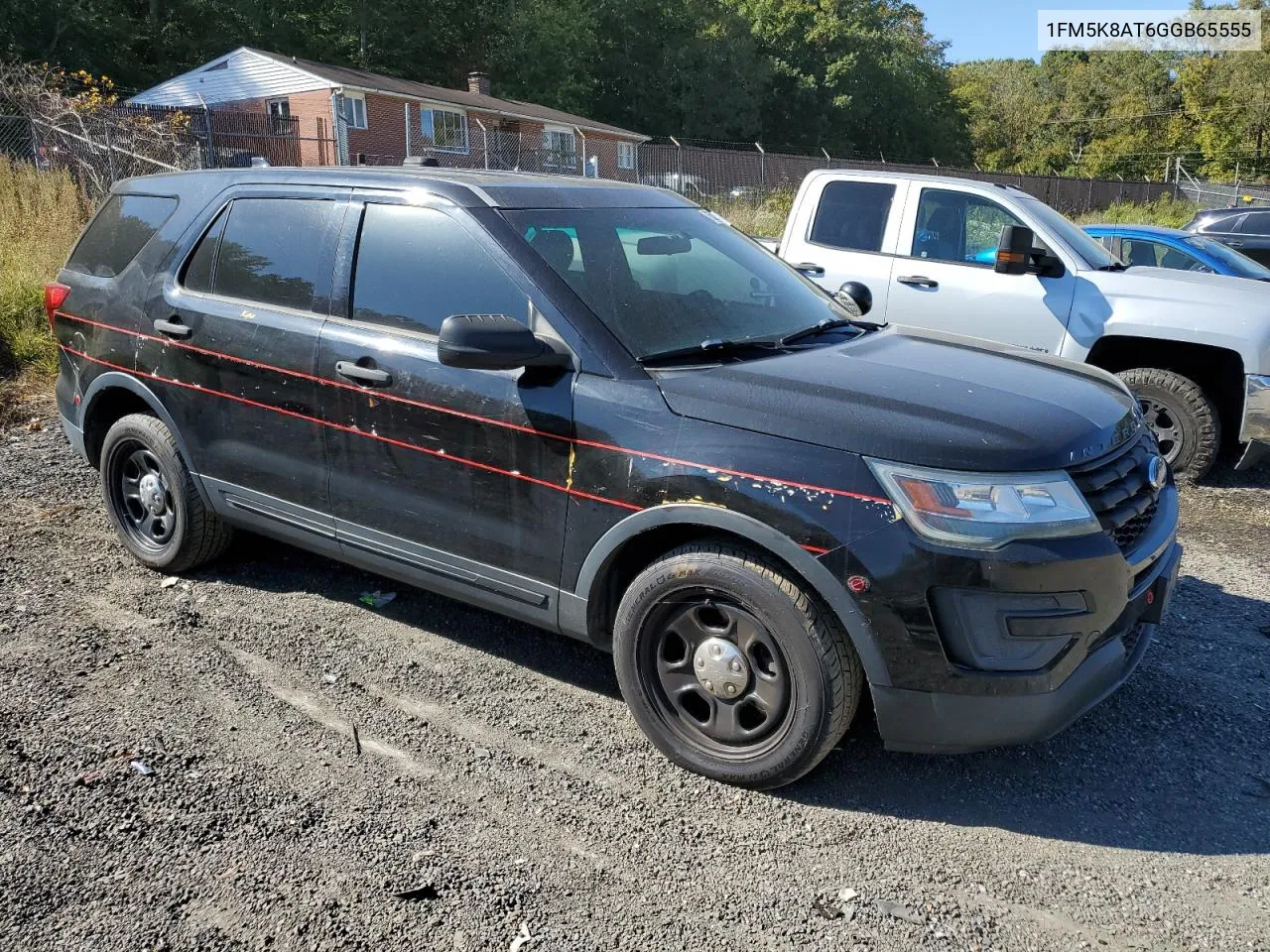 2016 Ford Explorer Police Interceptor VIN: 1FM5K8AT6GGB65555 Lot: 76526434