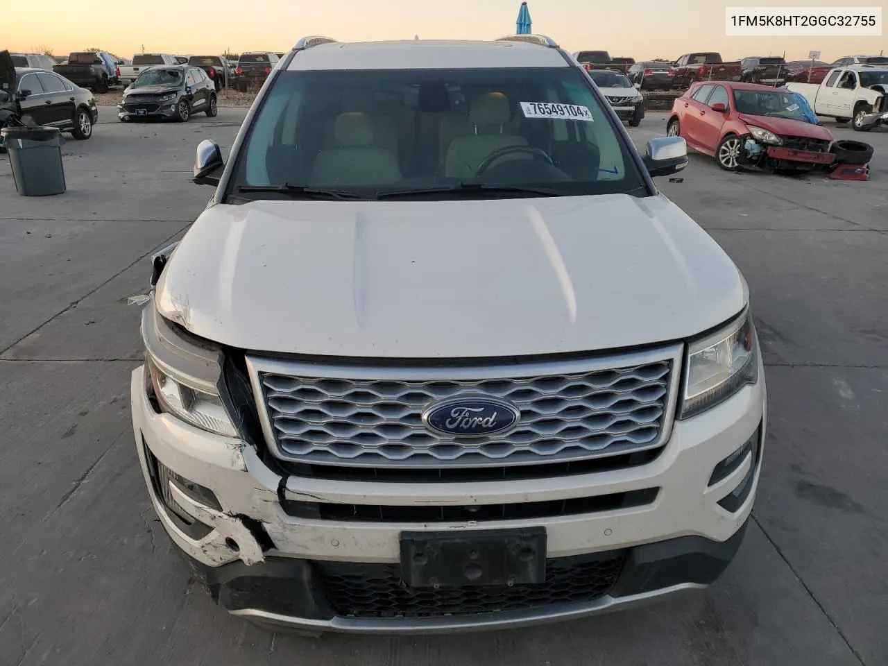 2016 Ford Explorer Platinum VIN: 1FM5K8HT2GGC32755 Lot: 76549104