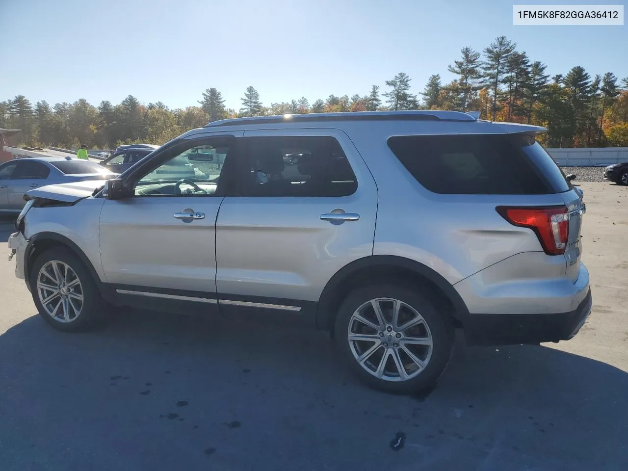 2016 Ford Explorer Limited VIN: 1FM5K8F82GGA36412 Lot: 76584534