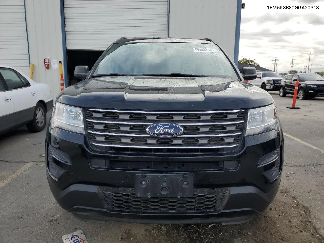 2016 Ford Explorer VIN: 1FM5K8B80GGA20313 Lot: 76598614