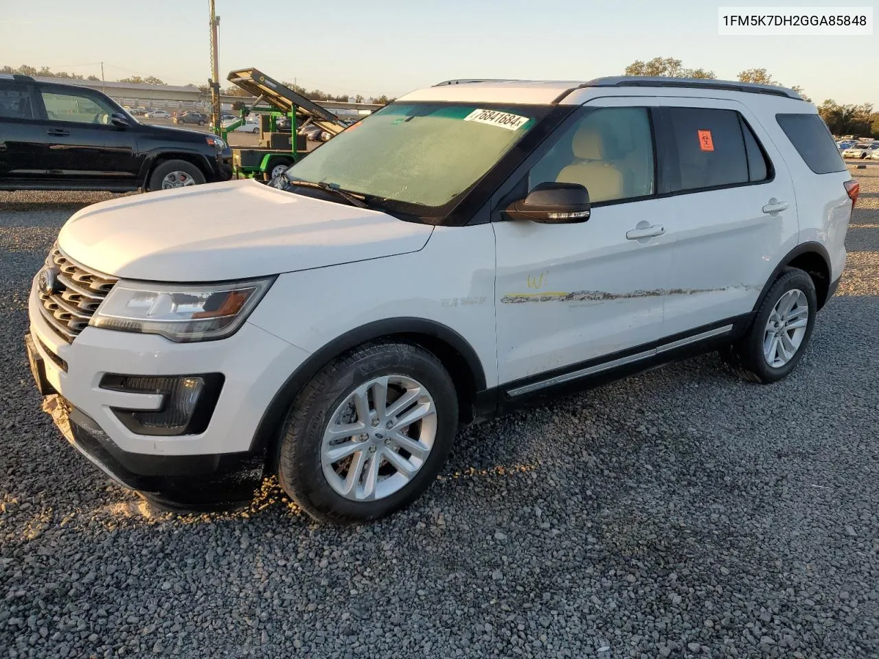 2016 Ford Explorer Xlt VIN: 1FM5K7DH2GGA85848 Lot: 76841684