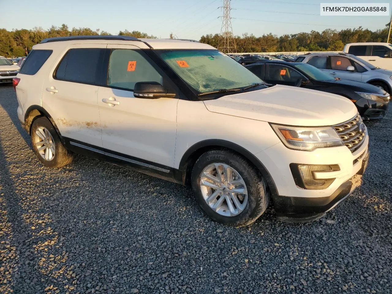 2016 Ford Explorer Xlt VIN: 1FM5K7DH2GGA85848 Lot: 76841684