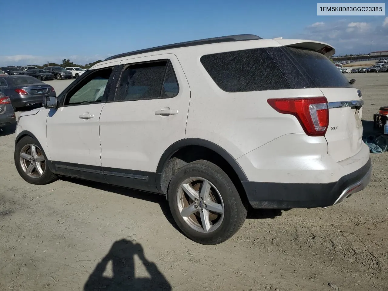 2016 Ford Explorer Xlt VIN: 1FM5K8D83GGC23385 Lot: 76848244