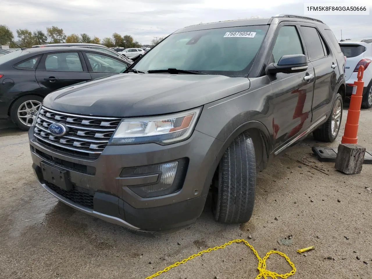 2016 Ford Explorer Limited VIN: 1FM5K8F84GGA50666 Lot: 76875054