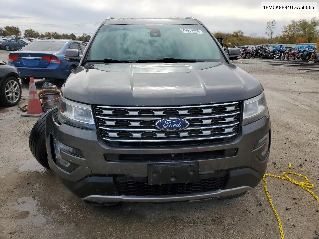 2016 Ford Explorer Limited VIN: 1FM5K8F84GGA50666 Lot: 76875054