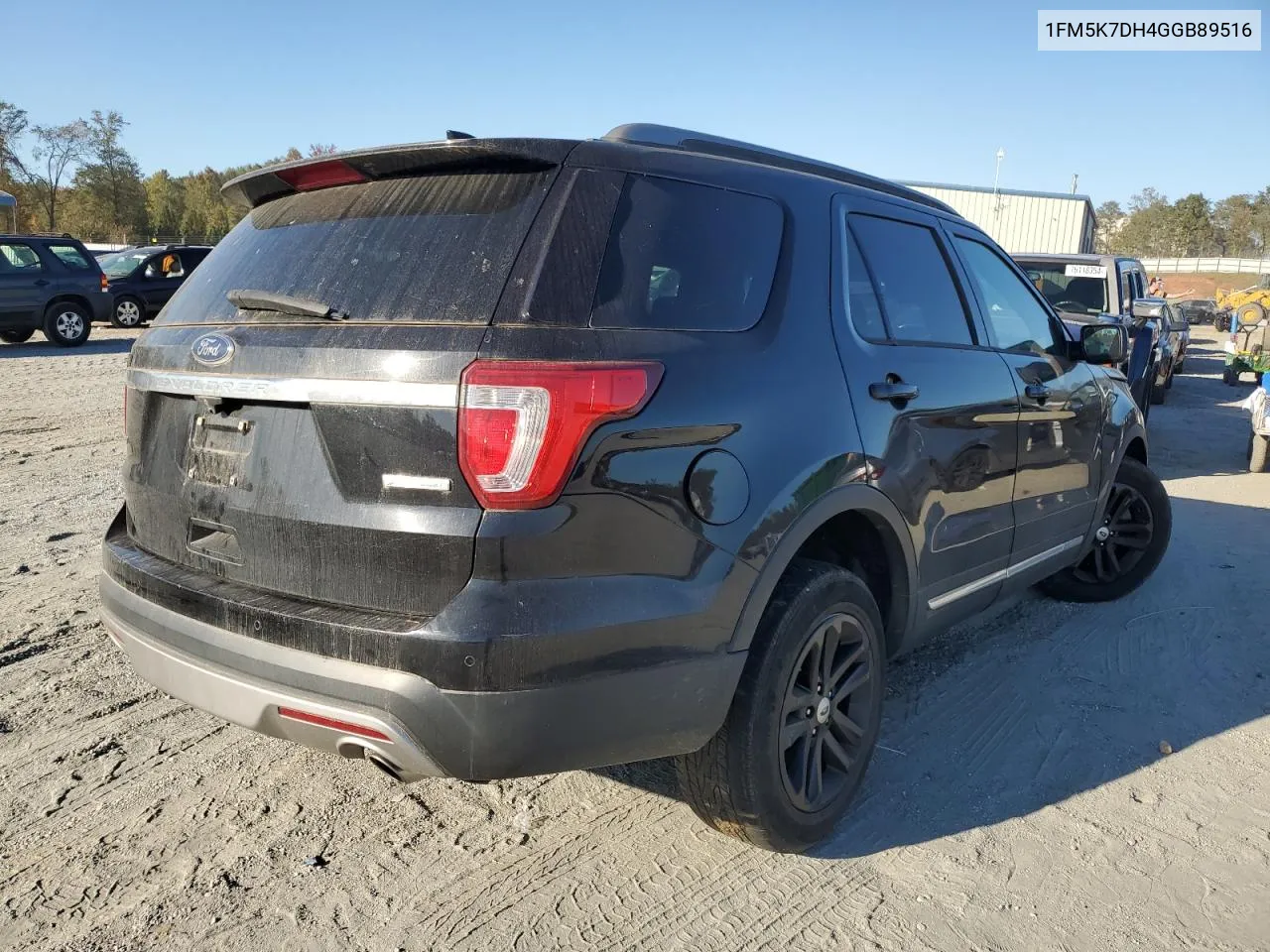 2016 Ford Explorer Xlt VIN: 1FM5K7DH4GGB89516 Lot: 77069554