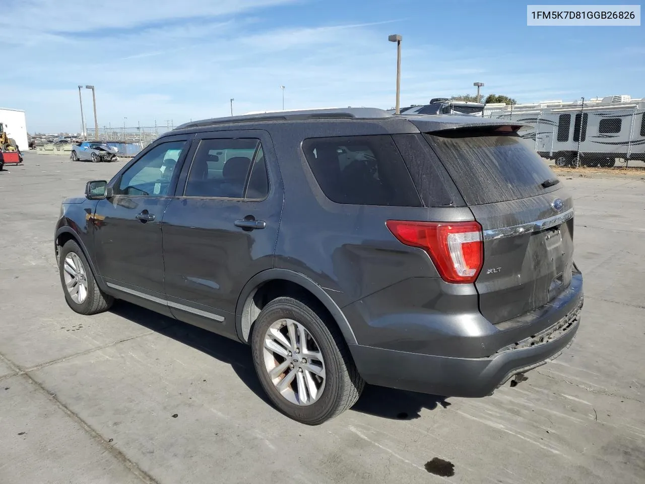 2016 Ford Explorer Xlt VIN: 1FM5K7D81GGB26826 Lot: 77217744