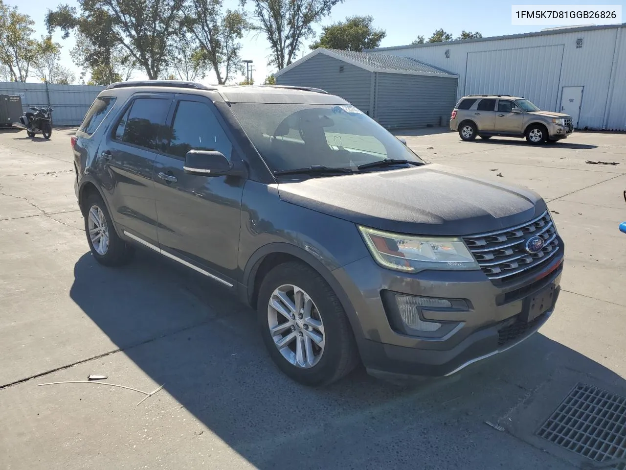 2016 Ford Explorer Xlt VIN: 1FM5K7D81GGB26826 Lot: 77217744