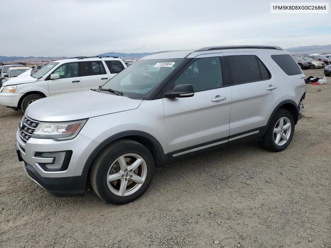 2016 Ford Explorer Xlt VIN: 1FM5K8D8XGGC26865 Lot: 77335904