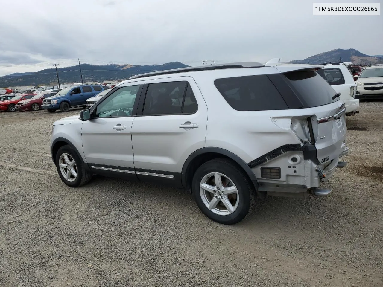 2016 Ford Explorer Xlt VIN: 1FM5K8D8XGGC26865 Lot: 77335904